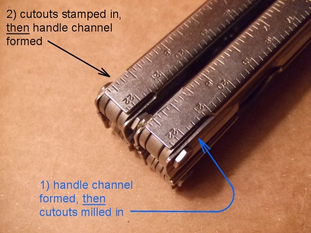 short stamped -vs- long milled reliefs